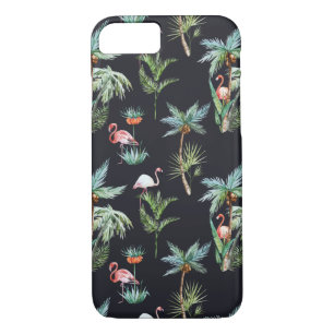 Coque iPhone 8/7 Motif de palme aquarelle