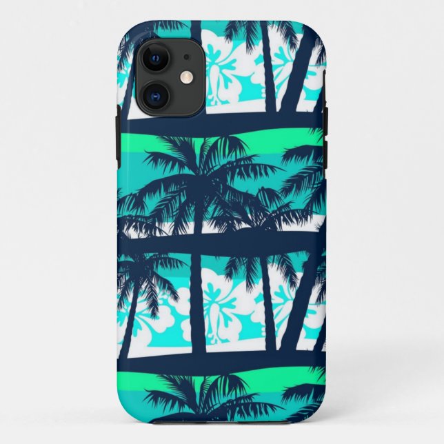 Coques Case-Mate iPhone Motif de palmier (Dos)