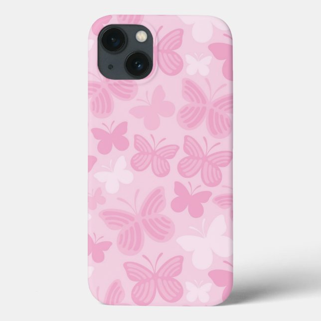 Coques Case-Mate iPhone Motif de papillon (Verso)