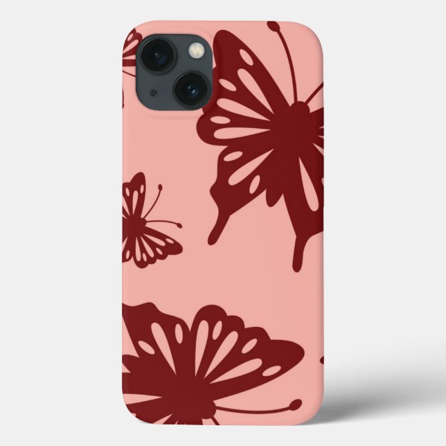 Coques Case-Mate iPhone motif de papillon 3 (Verso)