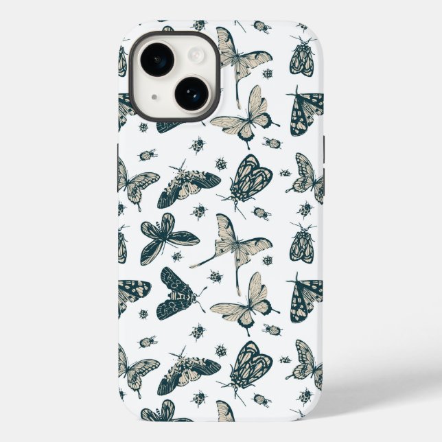 Coques Case-Mate iPhone Motif de papillons (Verso)