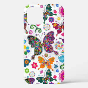 Coques Pour iPhone Motif de papillons colorés