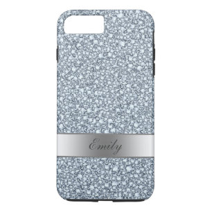 Coque iPhone 7 Plus Motif de Parties scintillant de diamants croisés g
