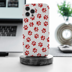 Coque Case-Mate iPhone Motif De Pâtes, Patrouilles De Chiens, Paws Rouges