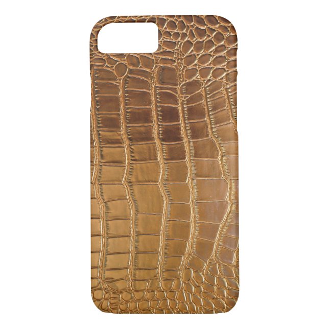 Coques Case-Mate iPhone Motif de peau d'animal de cuir de crocodile de (Dos)