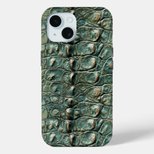 Coque Case-Mate iPhone Motif de peau de reptile vert