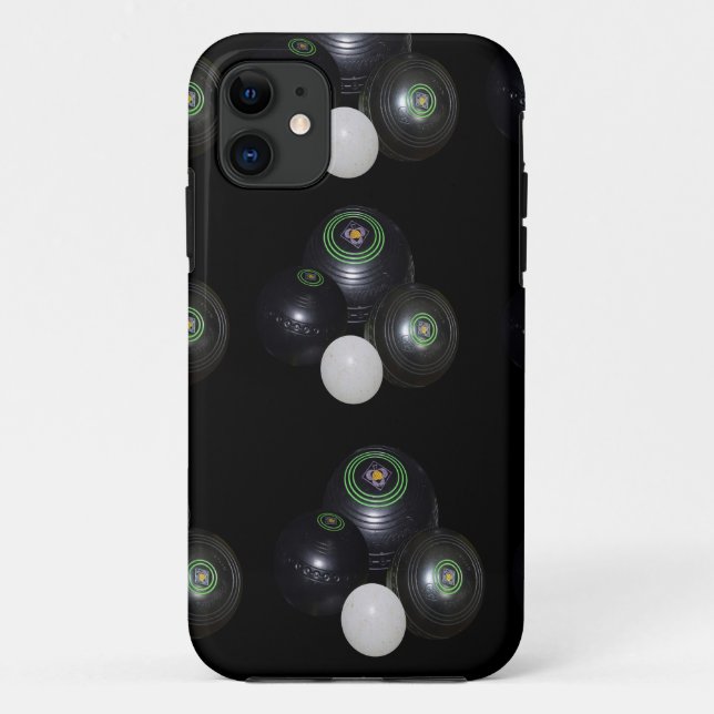 Coques Case-Mate iPhone Motif De Pelouse Noir Et Blanc, (Dos)
