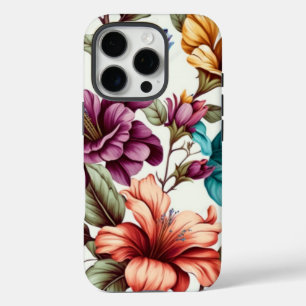 Coque iPhone 16 Pro Motif de pétales de châtaignes