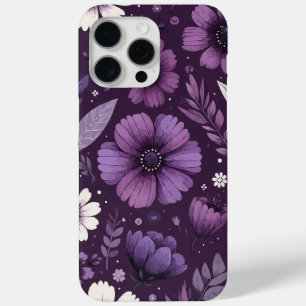 Coque Case-Mate iPhone Motif de pétales violets