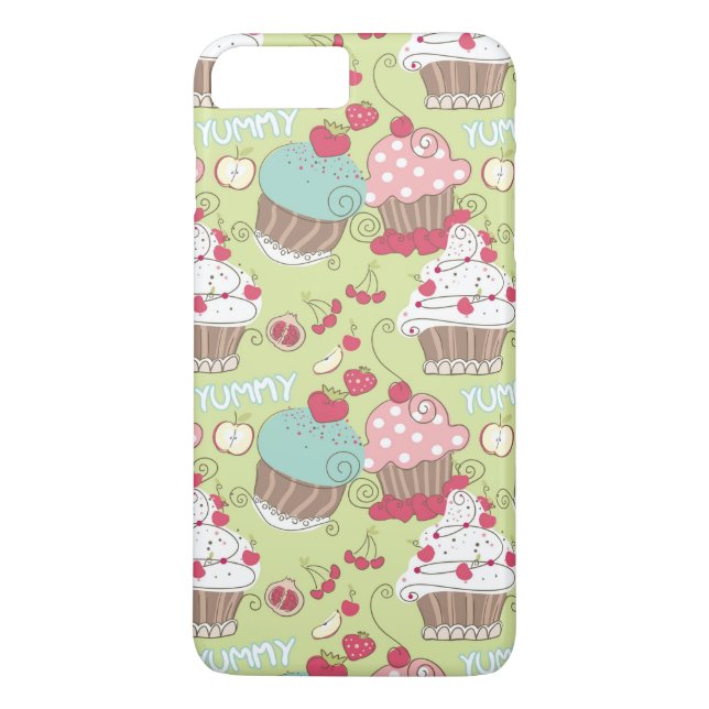 Coques Case-Mate iPhone Motif de petit gâteau (Dos)
