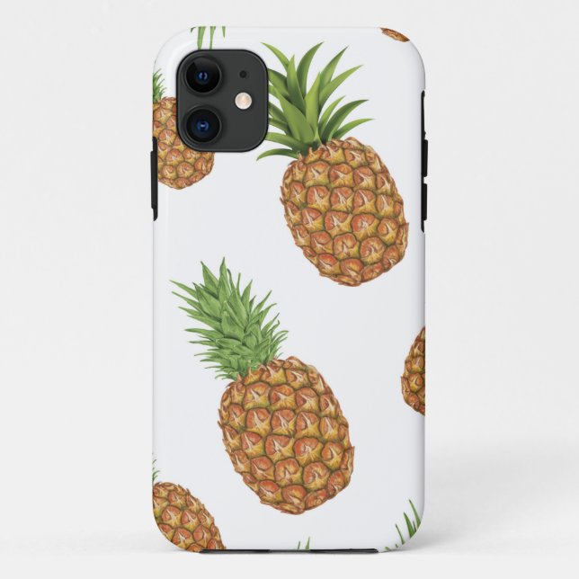 Coques Case-Mate iPhone Motif de pine-apple aquarelle 1 (Dos)