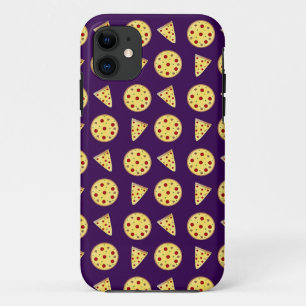 Coques Pour iPhone Motif de pizza violette
