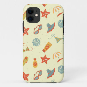 Coque iPhone 11 Motif de plage d'été