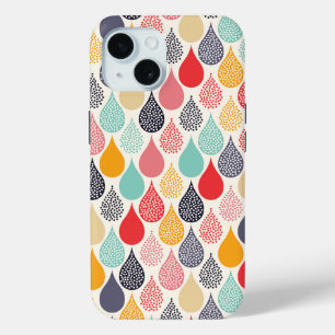 Coque Case-Mate iPhone Motif de point d'art pop Raindrop