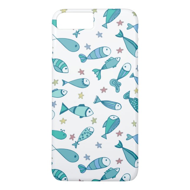 Coques Case-Mate iPhone Motif De Poisson Et D'Amidon (Dos)