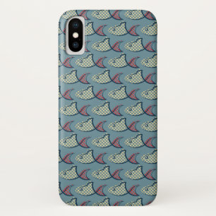 Coque Case-Mate Pour iPhone Motif de poissons de point de polka