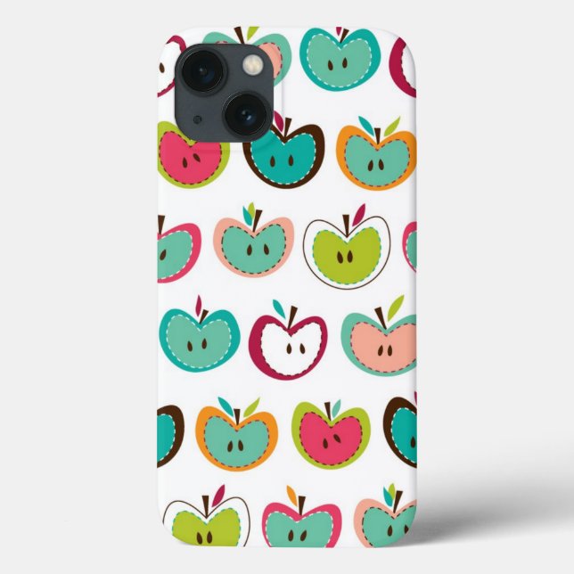 Coques Case-Mate iPhone Motif de pomme mignon (Verso)