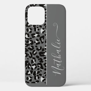 Case-Mate iPhone Case Motif de Poster de animal gris fille Nom personnal