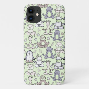 Case-Mate iPhone Case Motif de postures de yoga Motif sans couture de