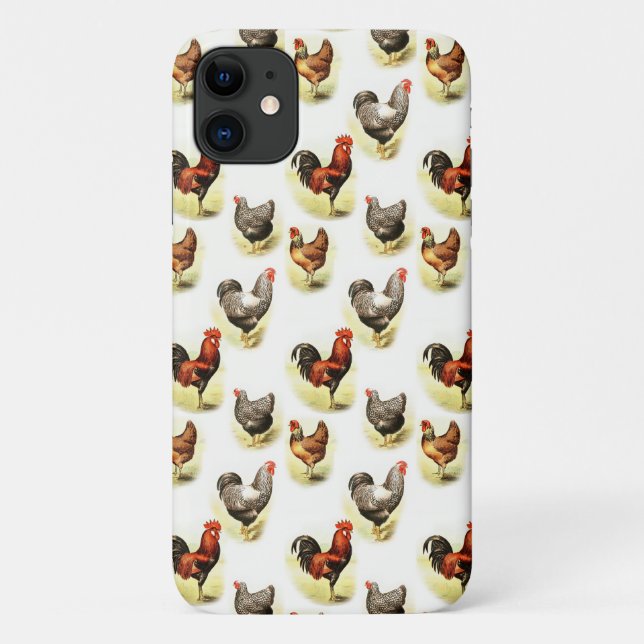 Coques Case-Mate iPhone Motif de poulet du pays (Dos)