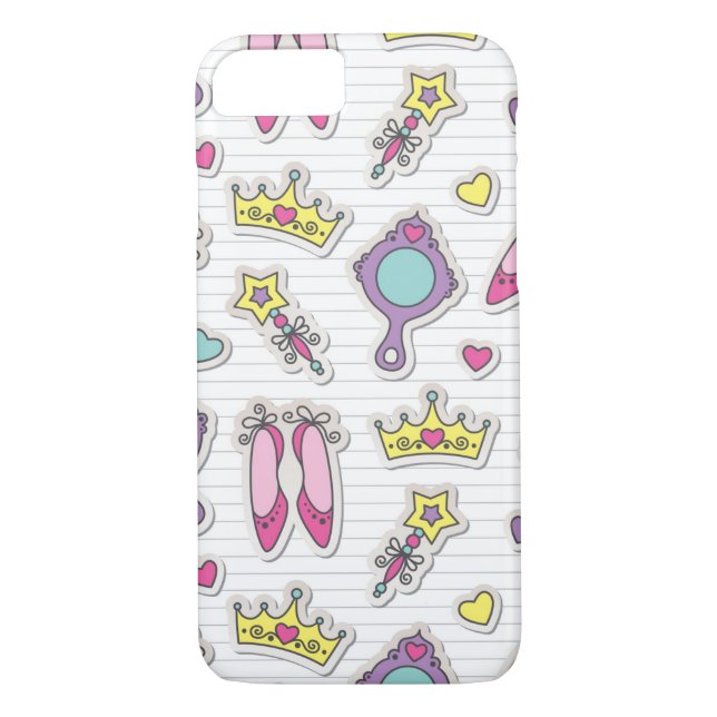 Coques Case-Mate iPhone motif de princesse de papillon (Dos)
