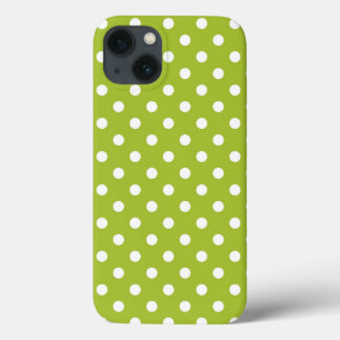 Etui iPhone Case-Mate Motif de printemps avec pois blancs
