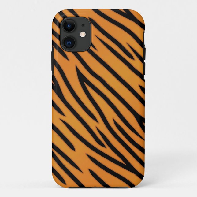 Coques Case-Mate iPhone Motif de rayure de tigre (Dos)