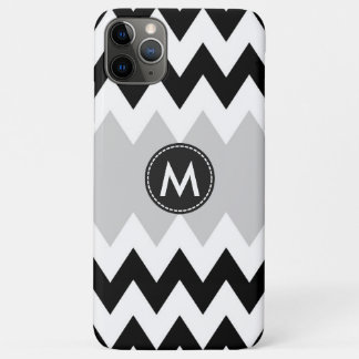 Case-Mate iPhone Case Motif de rayures Chevron Blanc Noir