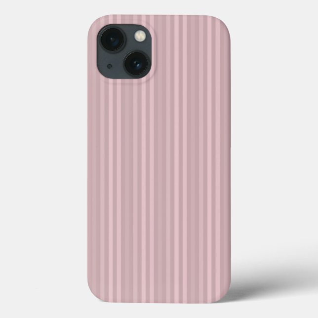 Coques Case-Mate iPhone Motif de rayures verticales roses sucrées (Verso)