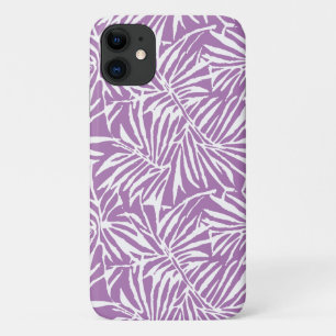 Case-Mate iPhone Case Motif de répétition Pale Purple Tropical Leaf