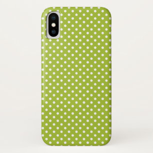 Coque Case-Mate iPhone Motif de ressort avec le pois blanc