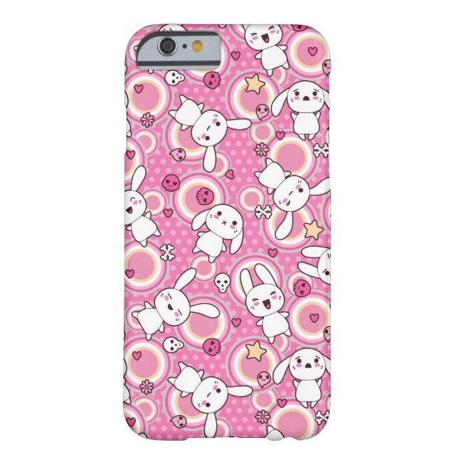 Coques Case-Mate iPhone motif de rose de kawaii (Dos)