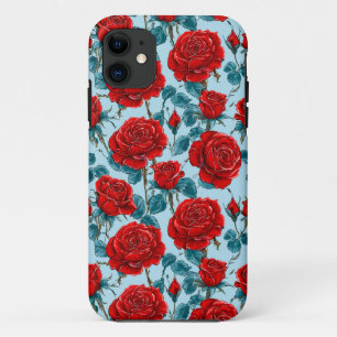 Case-Mate iPhone Case Motif de roses rouges