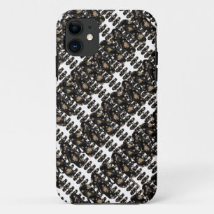 Case-Mate iPhone Case Motif de sandales mini-tongs (noir)