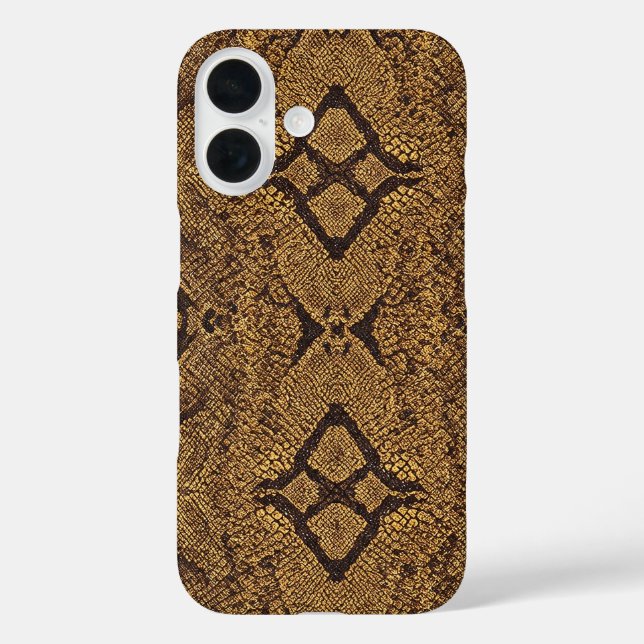 Coques Case-Mate iPhone Motif de serpent à dos de diamant (Verso)