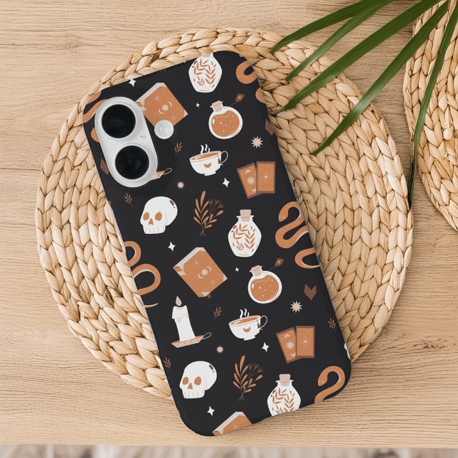 Coques Case-Mate iPhone Motif de serpent crânien Mystic Boho (Créateur téléchargé)