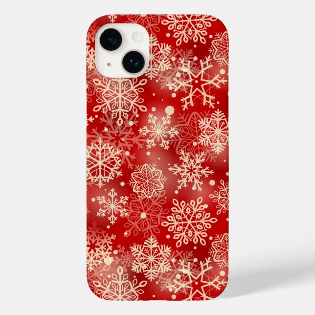 Coques Case-Mate iPhone Motif de snowflakes (Verso)