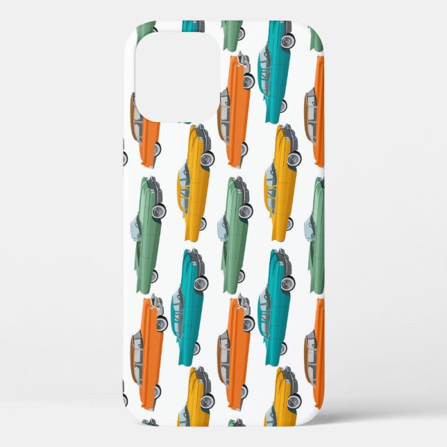 Coques Case-Mate iPhone Motif de style Retro Car Fifties (Verso)