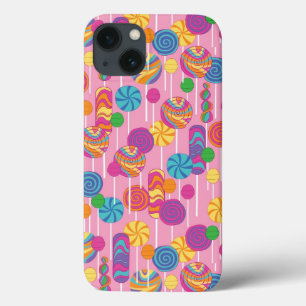 iPhone 13 Coque Motif de sucrerie de lucettes