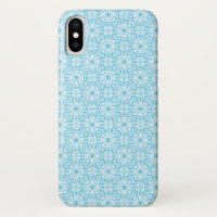 Motif de symétrie géométrique bleu clair