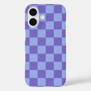 Coque Pour iPhone 16 Motif de tableau de bord bleu et lavande