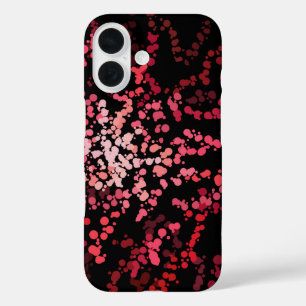 Coque Pour iPhone 16 Motif de taches éclaboussées abstraites de roses e