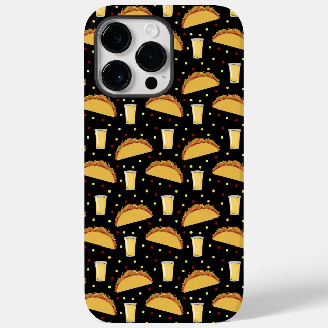 Coques Case-Mate iPhone Motif de Tacos et Tequila (Verso)