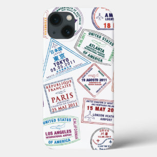 Case-Mate iPhone Case Motif de tampon de passeport Imprimer