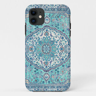 Case-Mate iPhone Case Motif de tapis bleu vintage