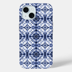 Coque Case-Mate iPhone Motif de teinture bleu foncé