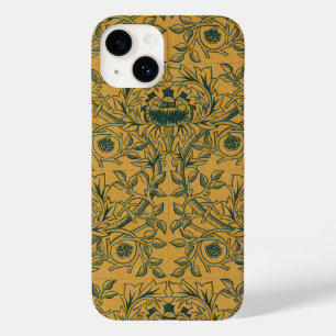 Coque Pour iPhone 14 Motif de textile floral victorien William Morris