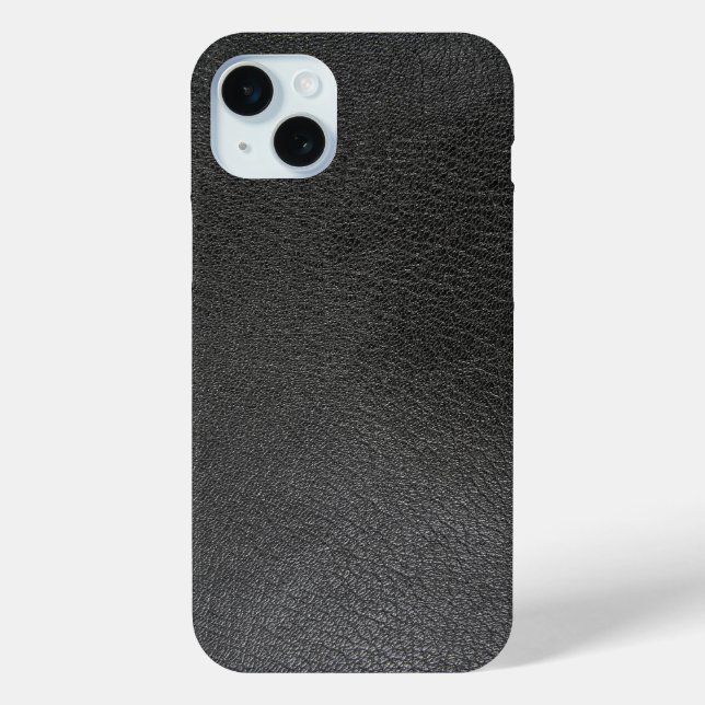 Coques Case-Mate iPhone motif de texture cuir (Verso)