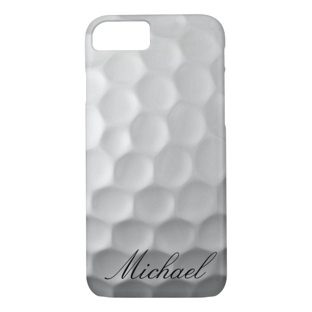 Coques Case-Mate iPhone Motif de texture de boule de golf personnalisé (Dos)