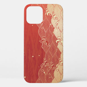Case-Mate iPhone Case Motif de texture papier d'onde dorée